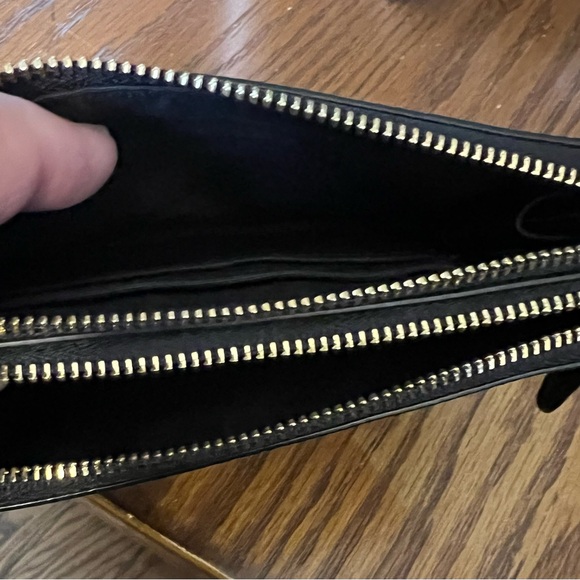 Coach Black Leather wristlet - Picture 3 of 6
